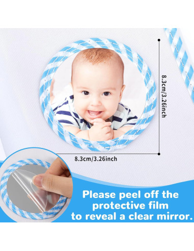 Álbum de Fotos ZOIIWA para Bebés Lazo Azul 18x14cm