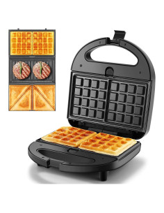 Hacedor de Sándwiches OSTBA 3-en-1 750W Antiadherente
