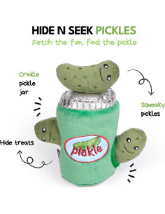 Juguete Interactivo para Perros CHEWFFON Pepinillo Esconde y Busca 2