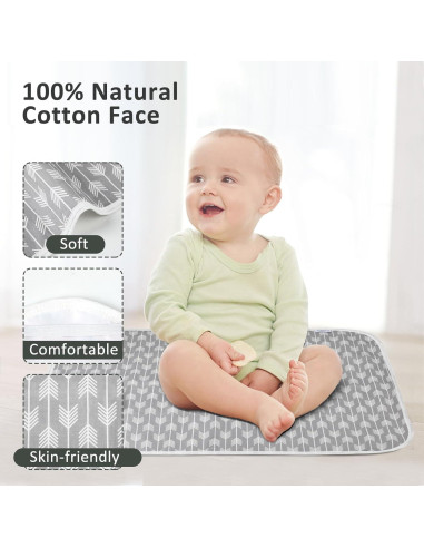 Alfombrilla Cambiadora de Bebé Reutilizable 54.9x80 cm - Flechas