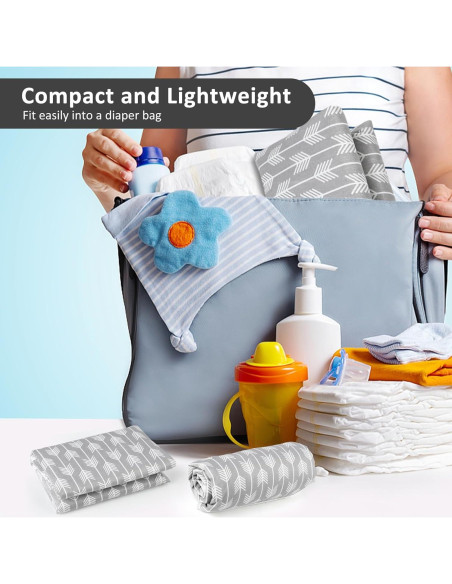 Alfombrilla Cambiadora de Bebé Reutilizable 54.9x80 cm - Flechas