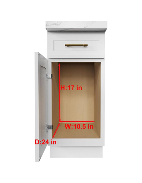 Organizador de Gabinete Extraíble Sikarou 22.86x53.34cm Madera