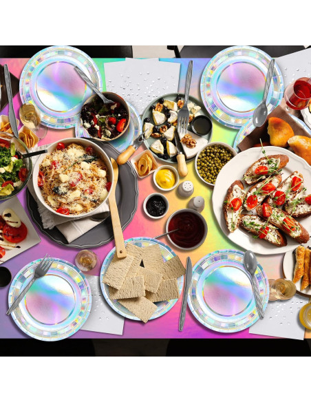 Juego de Vajilla Iridiscente FunnyPars para 25 Personas