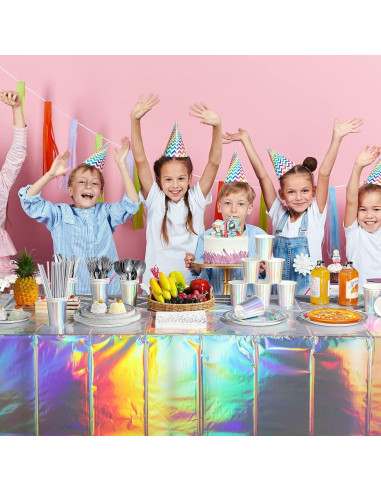 Juego de Vajilla Iridiscente FunnyPars para 25 Personas