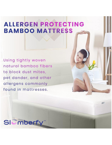 Protector de Colchón Impermeable Slumberfy Individual 99x191 cm