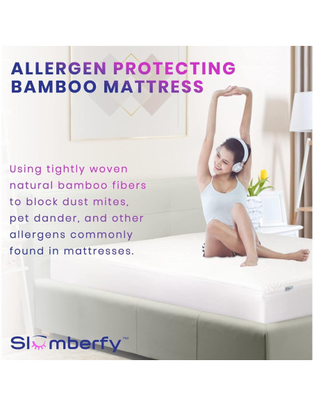 Protector de Colchón Impermeable Slumberfy Individual 99x191 cm