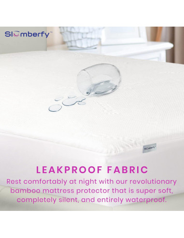 Protector de Colchón Impermeable Slumberfy Individual 99x191 cm
