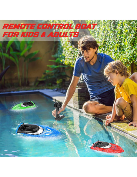 Barco RC Twister.CK Paquete de 3 Barcos 10 km/h para Niños