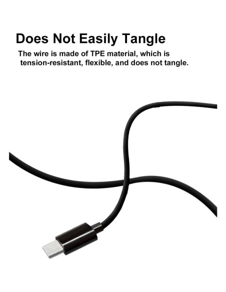 Auriculares USB C MAS CARNEY TH7 In Ear con Micrófono - Compatibles iPhone, Samsung, Google