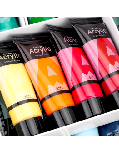 Set de Pintura Acrílica AUREUO 8 Colores Otoño 168.5ml