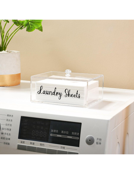 Soporte Organizador de Hojas de Detergente VOTLEVT Acrílico