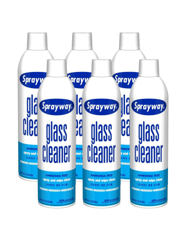Limpiador de Vidrios Sprayway 539 ml Pack de 6 Sin Rayas