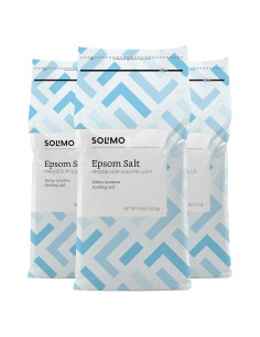 Sal de Epsom Solimo 3.63 kg Sin Fragancia - Sulfato de Magnesio