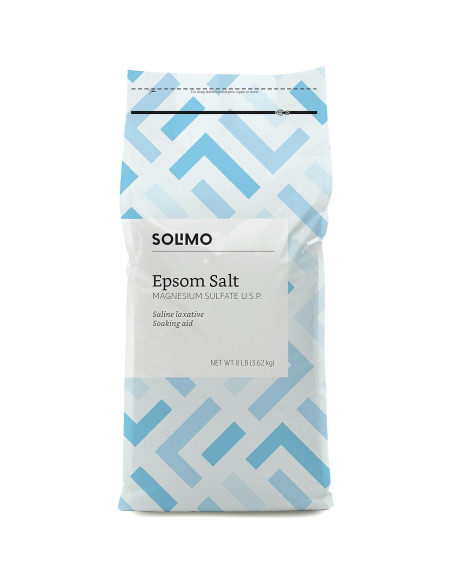 Sal de Epsom Solimo 3.63 kg Sin Fragancia - Sulfato de Magnesio