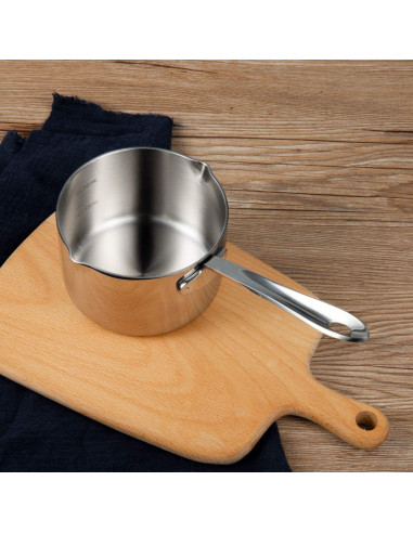 Cacerola Derretir Mantequilla IMEEA 300ml Acero Inoxidable