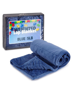 Manta con peso Kidaddle 2.27kg Azul para Niños 4-10 años