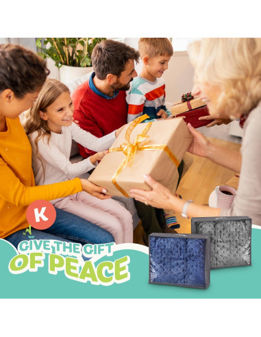 Manta con peso Kidaddle 2.27kg Azul para Niños 4-10 años