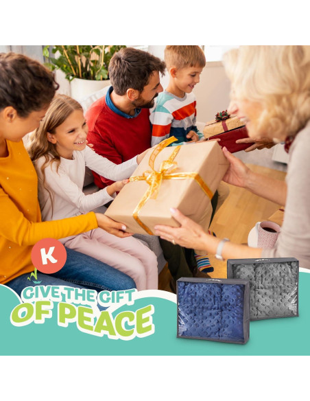 Manta con peso Kidaddle 2.27kg Azul para Niños 4-10 años