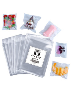 Bolsas de Celofán Reutilizables NEOACT 400 Pcs 10.16x11.99 cm
