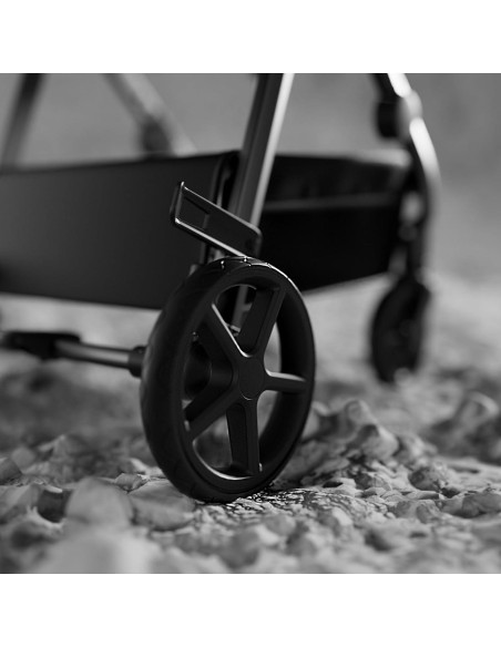 Carriola Estándar Mompush Meteor 2 en 1 Negra con Adaptador