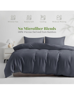 Juego de Funda de Edredón Twin XL Sábanas para Durmientes Calientes 2 Piezas 2