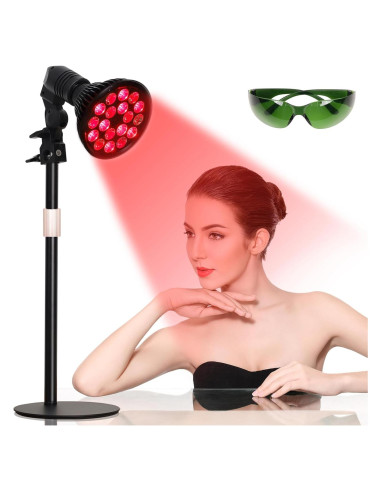 Lámpara de Terapia de Luz Roja SAVILER 660nm 850nm Alivio Dolor