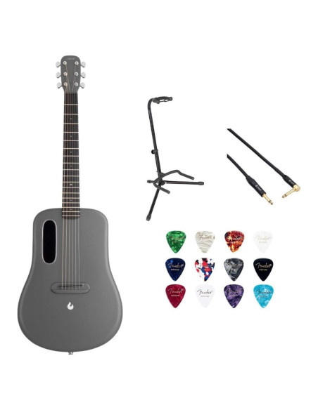Guitarra LAVA ME 4 Carbon 91.44 cm Gris Espacial con Accesorios