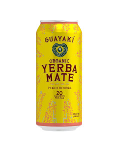 Yerba Mate Orgánica Guayakí Resurgimiento Durazno 438ml