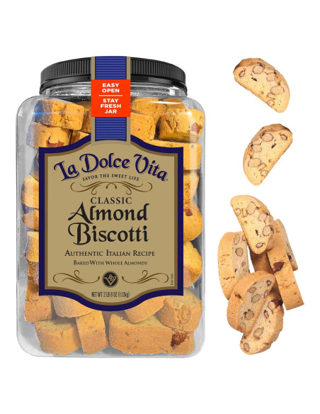 Galletas Biscotti Italianas La Dolce Vita Almendra 1134 g