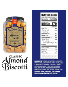 Galletas Biscotti Italianas La Dolce Vita Almendra 1134 g 2