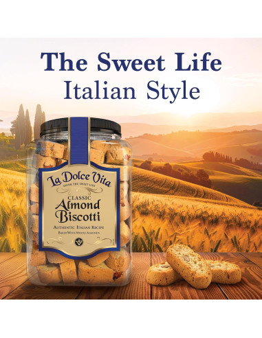 Galletas Biscotti Italianas La Dolce Vita Almendra 1134 g