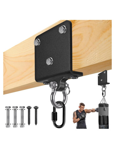 Soporte de bolsa pesada Kipika para pared, ajustable y rotatable