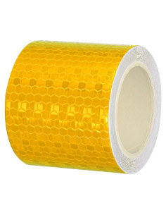 Cinta Reflectante Autoadhesiva PATIKIL 5 cm x 3 m Amarillo