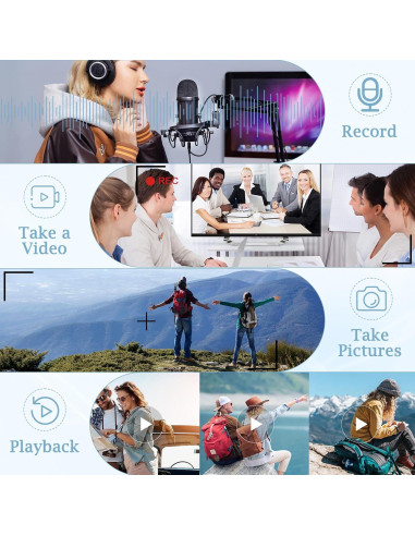 Cámara Corporal SworRishi 2K con SD 64GB y Visión Nocturna