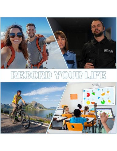 Cámara Corporal SworRishi 2K con SD 64GB y Visión Nocturna