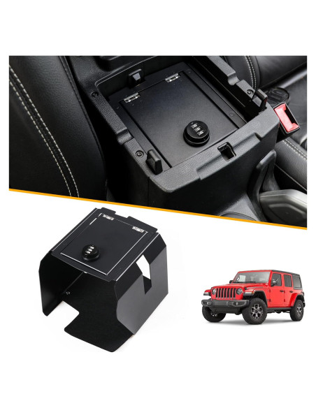 Caja de Seguridad BESTAOO para Jeep Wrangler JL 4XE Gladiator JT