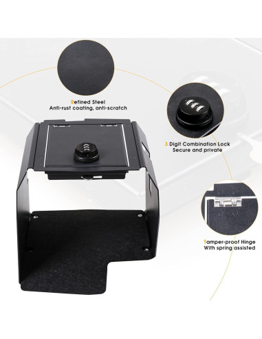 Caja de Seguridad BESTAOO para Jeep Wrangler JL 4XE Gladiator JT