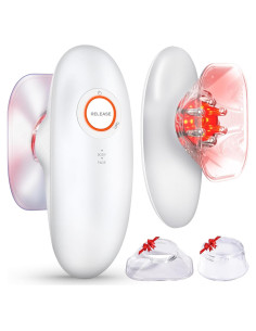 Masajeador Eléctrico de Celulitis LuxRenew 3 en 1 Plata