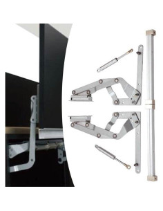 Bisagras neumáticas para puerta de gabinete DNYSYSJ gris 5kg 2