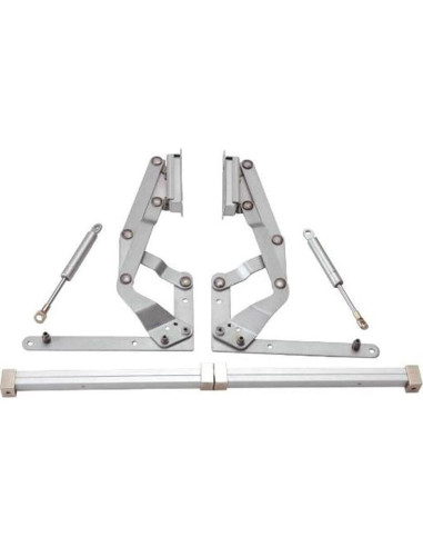 Bisagras neumáticas para puerta de gabinete DNYSYSJ gris 5kg