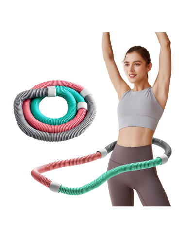 Hula Hoop con Peso YesPikko 1.36kg Plegable para Fitness