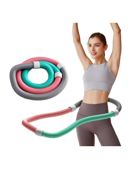Hula Hoop con Peso YesPikko 1.36kg Plegable para Fitness