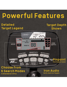 Detector de Metales Garrett A.T. Pro + Pro-Pointer A.T. Impermeable 2