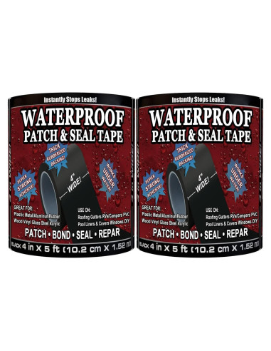 Cinta de Reparación de Goma ITAKITE 10 cm x 1.52 m Resistente al Agua