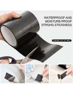 Cinta de Reparación de Goma ITAKITE 10 cm x 1.52 m Resistente al Agua 2