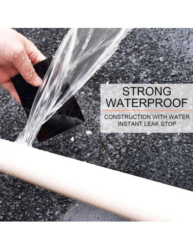 Cinta de Reparación de Goma ITAKITE 10 cm x 1.52 m Resistente al Agua