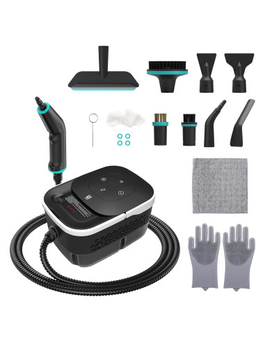 Limpiador de Vapor Huuflyty 2500W 1.3L 6 Niveles Ajustables