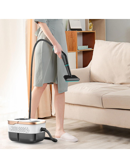 Limpiador de Vapor Huuflyty 2500W 1.3L 6 Niveles Ajustables