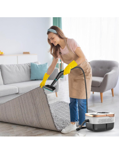 Limpiador de Vapor Huuflyty 2500W 1.3L 6 Niveles Ajustables
