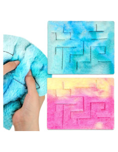 Alfombra Sensorial Frienda 2 Pack Laberinto 22x16 cm